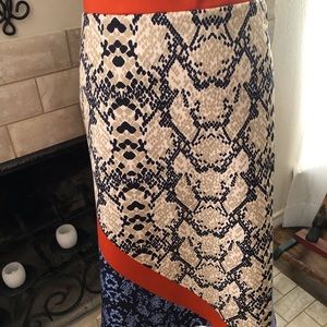 Eloquii Snake Print skirt